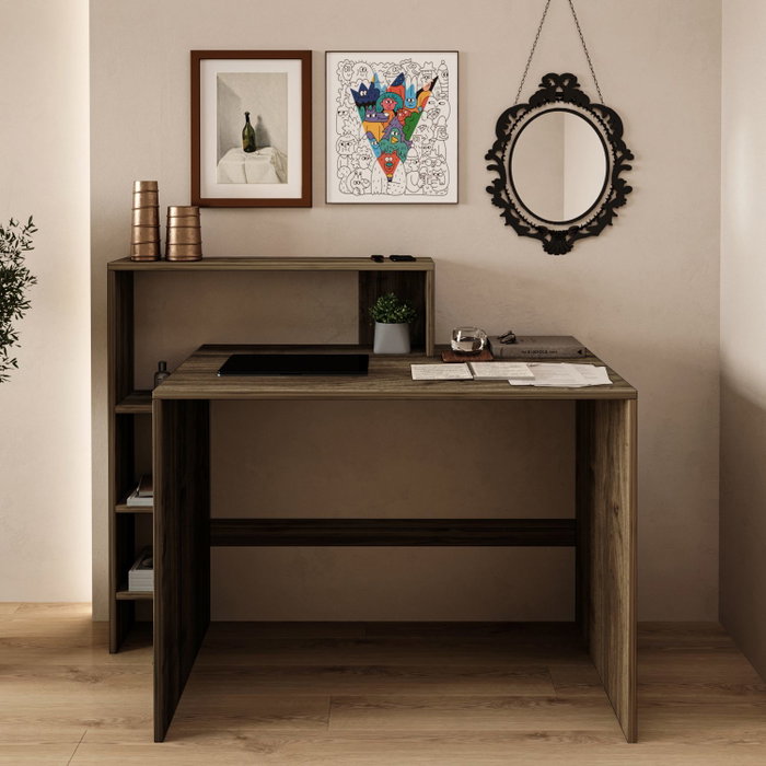 Hanah Home Escritorio de Estudio Amber - Walnut